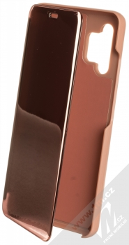 1Mcz Clear View flipové pouzdro pro Samsung Galaxy A32 růžová (pink)