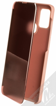 1Mcz Clear View flipové pouzdro pro Samsung Galaxy A21s růžová (pink)