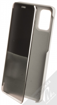 1Mcz Clear View flipové pouzdro pro Samsung Galaxy M31s stříbrná (silver)