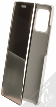 1Mcz Clear View flipové pouzdro pro Samsung Galaxy S10 Lite stříbrná (silver)