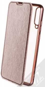1Mcz Electro Book flipové pouzdro pro Huawei Y6p růžově zlatá (rose gold)