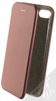 1Mcz Elegance Book flipové pouzdro pro Apple iPhone 7, iPhone 8, iPhone SE (2020) tmavě červená (dark red)