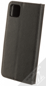 1Mcz Fancy Book flipové pouzdro pro Samsung Galaxy A22 5G černá (black) zezadu