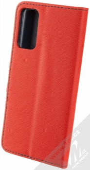 1Mcz Fancy Book flipové pouzdro pro Samsung Galaxy M23 5G červená modrá (red blue) zezadu