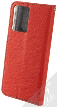 1Mcz Fancy-CY Book flipové pouzdro pro Xiaomi Redmi Note 12 4G červená modrá (red blue) zezadu
