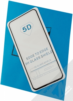1Mcz Glass 5D Full Glue tvrzené sklo na celou přední stranu pro Samsung Galaxy A52, Galaxy A52 5G černá (black)