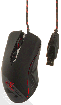 1Mcz GM06 herní myš kabelová černá (black)