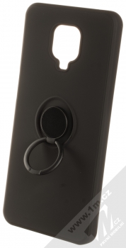 1Mcz Grip Ring ochranný kryt s držákem na prst pro Xiaomi Redmi Note 9 Pro, Redmi Note 9 Pro Max, Redmi Note 9S černá (black) držák