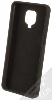 1Mcz Grip Ring ochranný kryt s držákem na prst pro Xiaomi Redmi Note 9 Pro, Redmi Note 9 Pro Max, Redmi Note 9S černá (black) zepředu