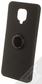 1Mcz Grip Ring ochranný kryt s držákem na prst pro Xiaomi Redmi Note 9 Pro, Redmi Note 9 Pro Max, Redmi Note 9S černá (black)