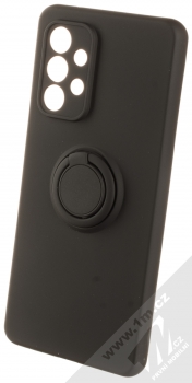 1Mcz Grip Ring Skinny ochranný kryt s držákem na prst pro Samsung Galaxy A53 5G černá (black)