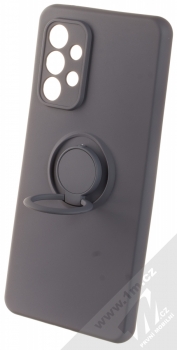 1Mcz Grip Ring Skinny ochranný kryt s držákem na prst pro Samsung Galaxy A53 5G šedá (grey) držák