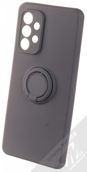 1Mcz Grip Ring Skinny ochranný kryt s držákem na prst pro Samsung Galaxy A53 5G šedá (grey)