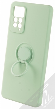 1Mcz Grip Ring Skinny ochranný kryt s držákem na prst pro Xiaomi Redmi Note 11 Pro 4G (Global version), Redmi Note 11 Pro 5G (Global version) mátově zelená (mint green) držák