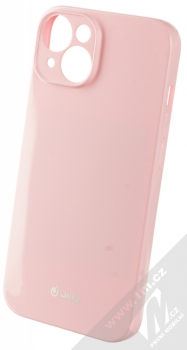 1Mcz Jelly Skinny TPU ochranný kryt pro Apple iPhone 14 světle růžová (light pink)