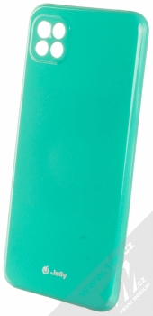 1Mcz Jelly TPU ochranný kryt pro Samsung Galaxy A22 5G mátově zelená (mint green)