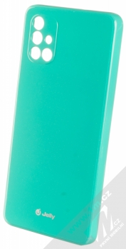 1Mcz Jelly TPU ochranný kryt pro Samsung Galaxy M51 mátově zelená (mint green)
