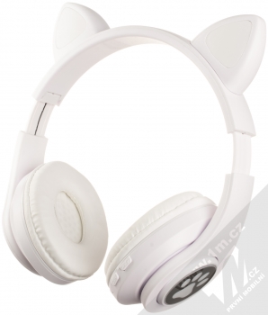 1Mcz JST-B39M Bluetooth stereo sluchátka s oušky a světelnými efekty bílá (white) maximální náhlavník