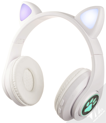 1Mcz B39M Bluetooth stereo sluchátka s oušky a světelnými efekty bílá (white)