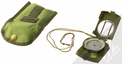 1Mcz KM-571 Vojenský kompas buzola armádní zelená (army green) balení
