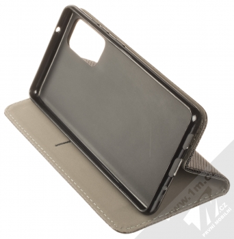 1Mcz Magnet Book Color flipové pouzdro pro Samsung Galaxy S20 FE, Galaxy S20 FE 5G černá (black) stojánek