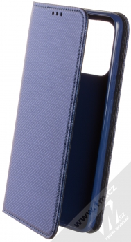 1Mcz Magnet Book Color flipové pouzdro pro Xiaomi Redmi 10C, Redmi 10 Power, Poco C40 tmavě modrá (dark blue)