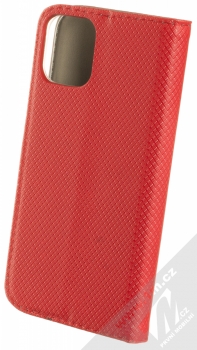 1Mcz Magnet Book flipové pouzdro pro Apple iPhone 12 mini červená (red) zezadu