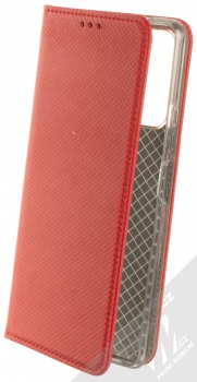 1Mcz Magnet Book flipové pouzdro pro Xiaomi Redmi Note 10 Pro, Redmi Note 10 Pro Max červená (red)