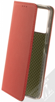 1Mcz Magnet Book flipové pouzdro pro Xiaomi Redmi Note 12 5G, Poco X5 červená (red)