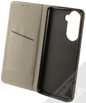 1Mcz Magnetic Book Color flipové pouzdro pro Huawei Nova 10 Pro černá (black) otevřené