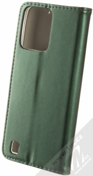 1Mcz Magnetic Book flipové pouzdro pro Realme C31 tmavě zelená (dark green) zezadu