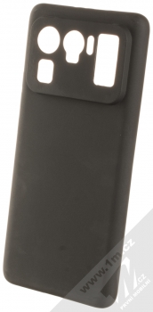 1Mcz Matt Skinny TPU ochranný silikonový kryt pro Xiaomi Mi 11 Ultra černá (black)