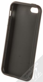 1Mcz Matt TPU ochranný silikonový kryt pro Apple iPhone 5, iPhone 5S, iPhone SE černá (black) zepředu