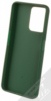1Mcz Matt TPU ochranný silikonový kryt pro Realme C35 tmavě zelená (forest green) zepředu