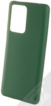 1Mcz Matt TPU ochranný silikonový kryt pro Xiaomi 11T, 11T Pro tmavě zelená (forest green)