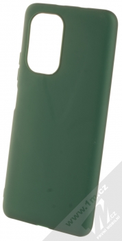 1Mcz Matt TPU ochranný silikonový kryt pro Xiaomi Poco F3 tmavě zelená (forest green)