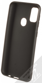 1Mcz Matt TPU ochranný silikonový kryt pro Samsung Galaxy M21 černá (black) zepředu