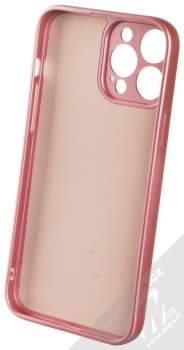 1Mcz Metallic TPU ochranný kryt pro Apple iPhone 13 Pro Max růžová (pink) zepředu