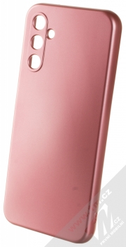 1Mcz Metallic TPU ochranný kryt pro Samsung Galaxy A14 4G, Galaxy A14 5G růžová (pink)