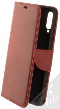1Mcz Porter Book flipové pouzdro pro Samsung Galaxy A20s tmavě červená (dark red)