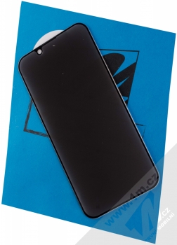 1Mcz Privacy Glass 5D tvrzené sklo na celou přední stranu s privátním filtrem pro Apple iPhone 13 mini černá (black)