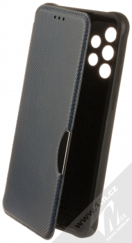 1Mcz Razor Book flipové pouzdro pro Samsung Galaxy A33 5G tmavě modrá (navy blue)
