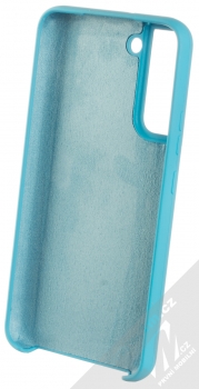 1Mcz Silicone ochranný kryt pro Samsung Galaxy S22 Plus 5G chrpově modrá (cornflower blue) zepředu