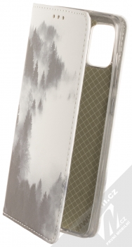 1Mcz Trendy Book Temný les v mlze 2 flipové pouzdro pro Samsung Galaxy A21s bílá (white)