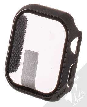 1Mcz Watch Cover Glass ochranný kryt s tvrzeným sklem pro Apple Watch 41mm černá (black)