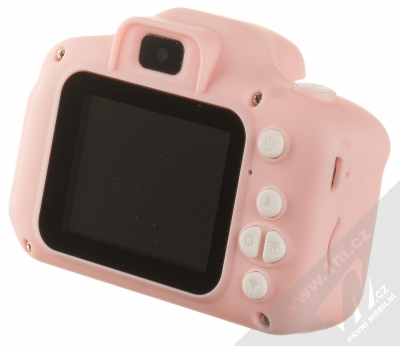 1Mcz X200 dětský fotoaparát s kamerou růžová (pink) bez silikonového krytu zezadu