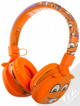 1Mcz YJ-09BT Orange Bluetooth stereo sluchátka oranžová (orange)