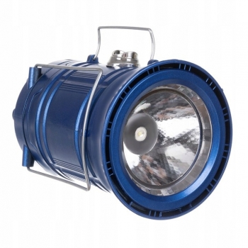 1Mcz KJ-801 Turistické solární LED světlo modrá (blue)