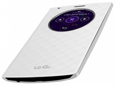 LG CFR-100 originální flipové pouzdro s bezdrátovým nabíjením pro LG G4