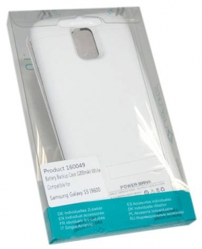 UreParts PowerBank Case flipové pouzdro s baterií 3200mAh pro Samsung Galaxy S5 krabička